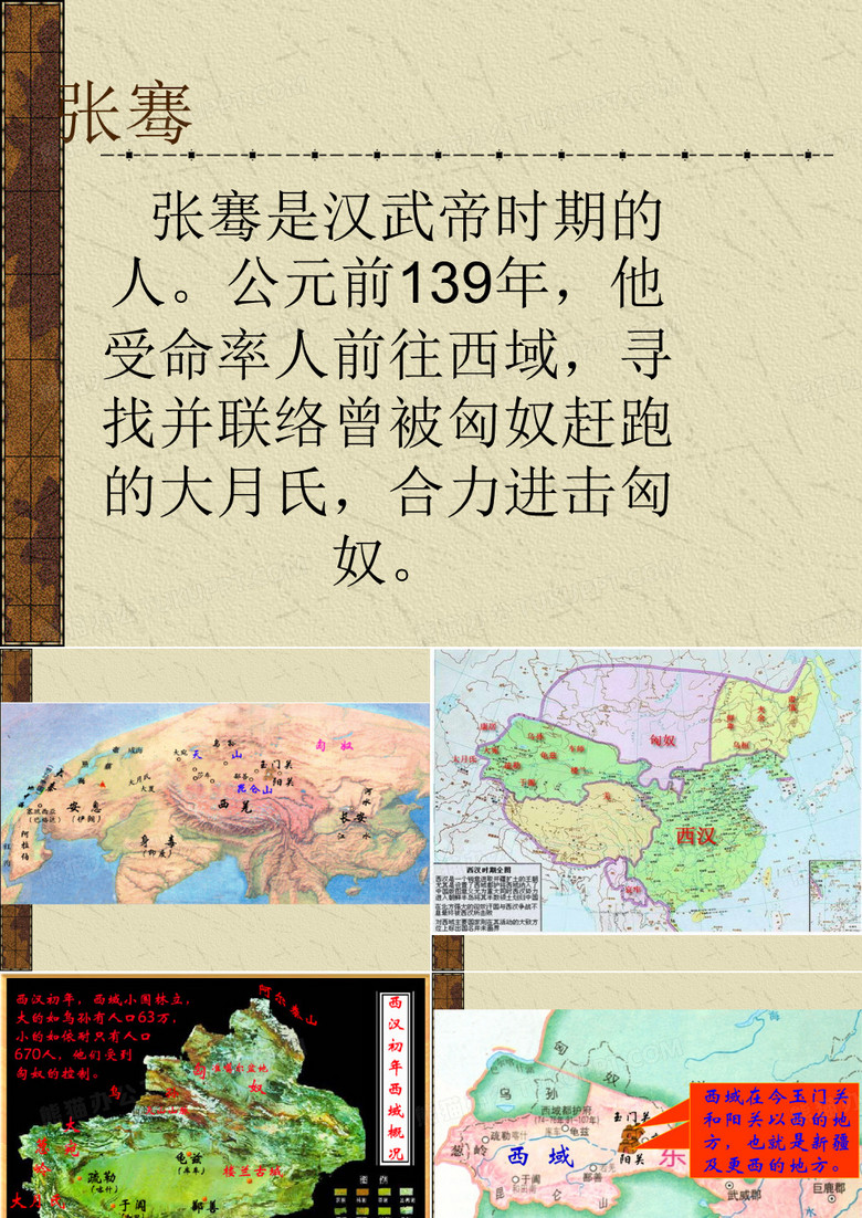 张骞ppt