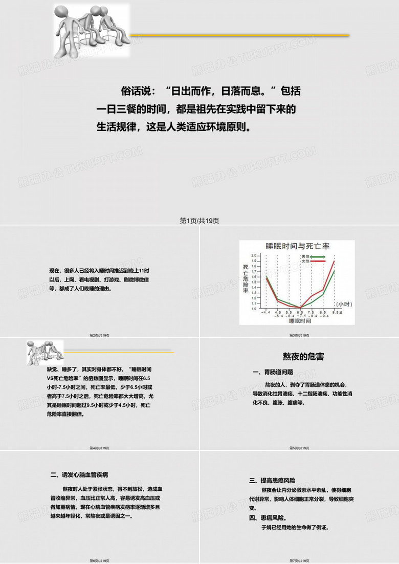 熬夜的危害PPT课件