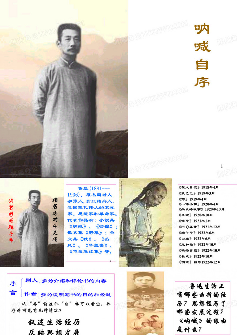 《呐喊》自序