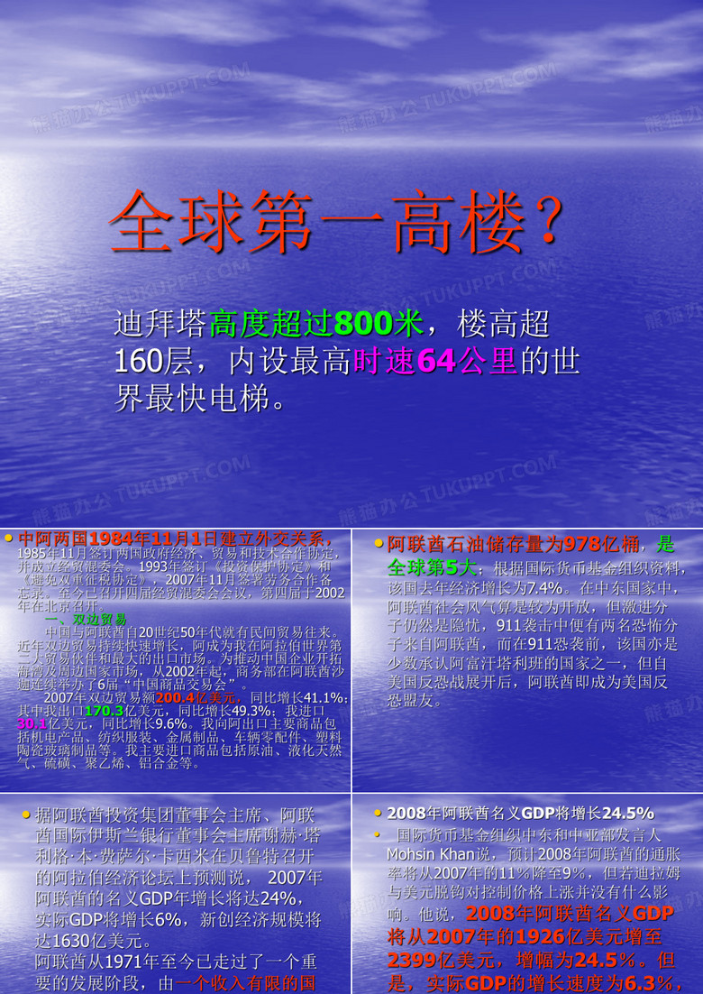 全球第一高楼？