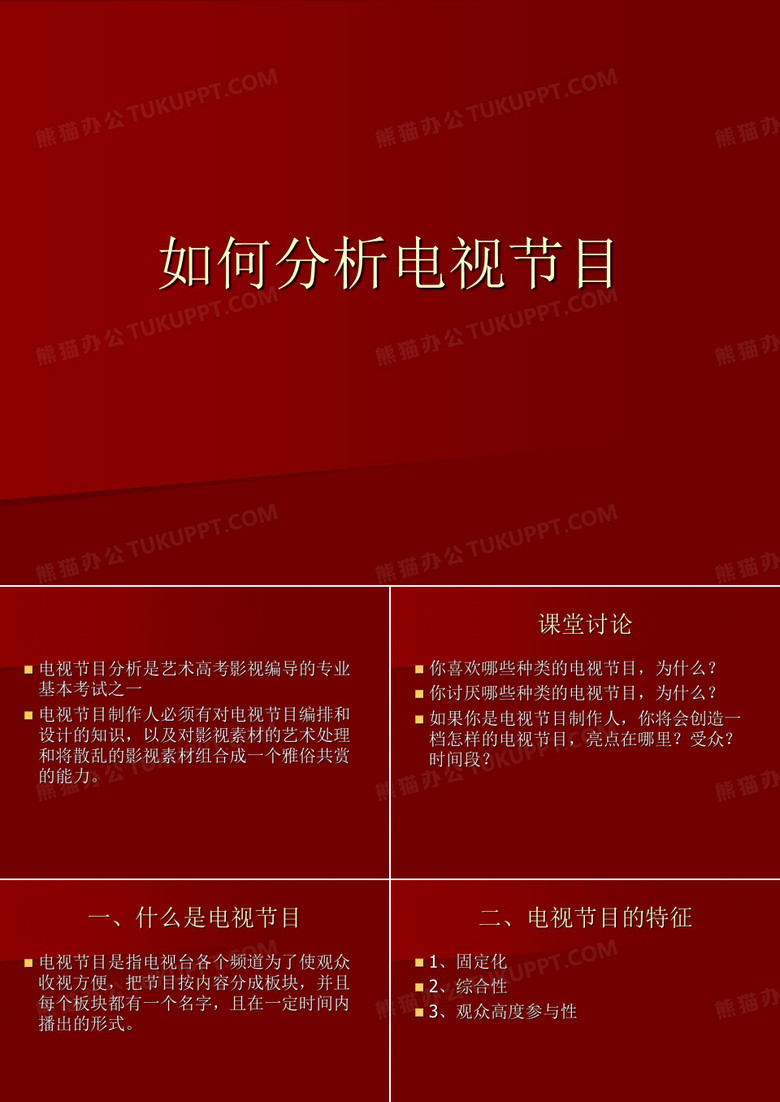 电视节目评析