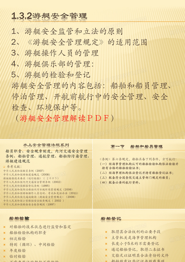 游艇安全管理
