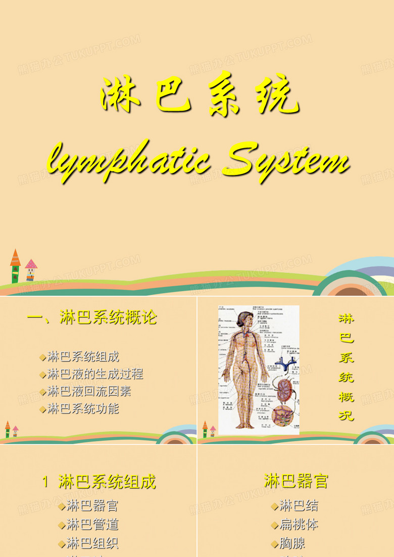 医药类淋巴系统精选课件PPT