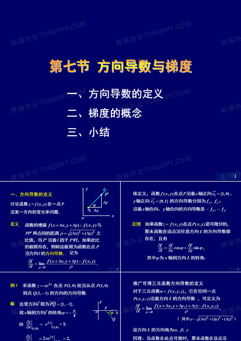 梯度的概念