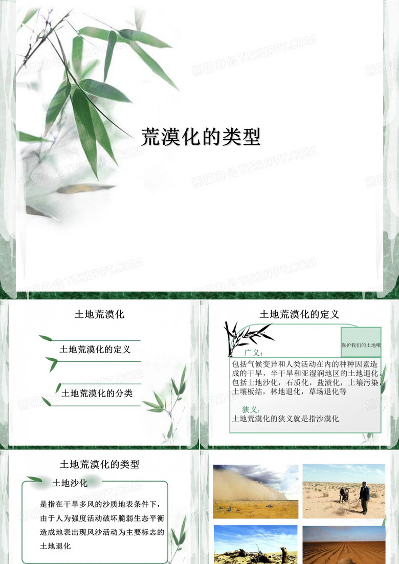 荒漠化的类型