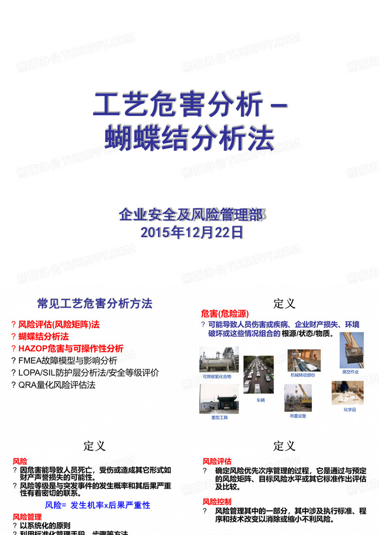 蝴蝶结风险分析.ppt