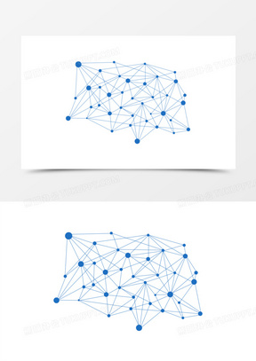 蓝色科技科技线商务科技线蓝色线条商务线条