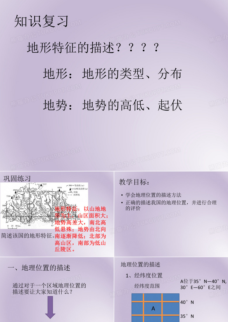 地理位置的描述