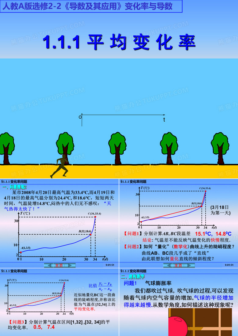 §1.1.1变化率问题1