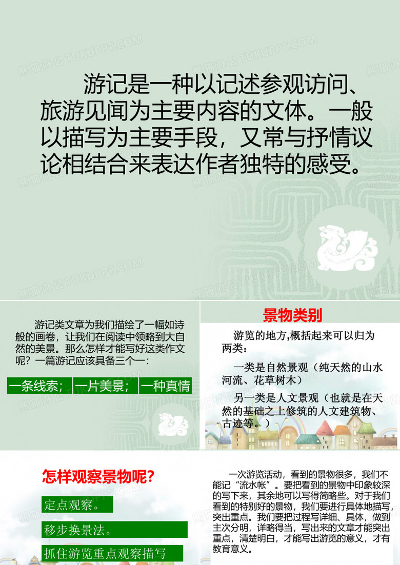 游记作文课件