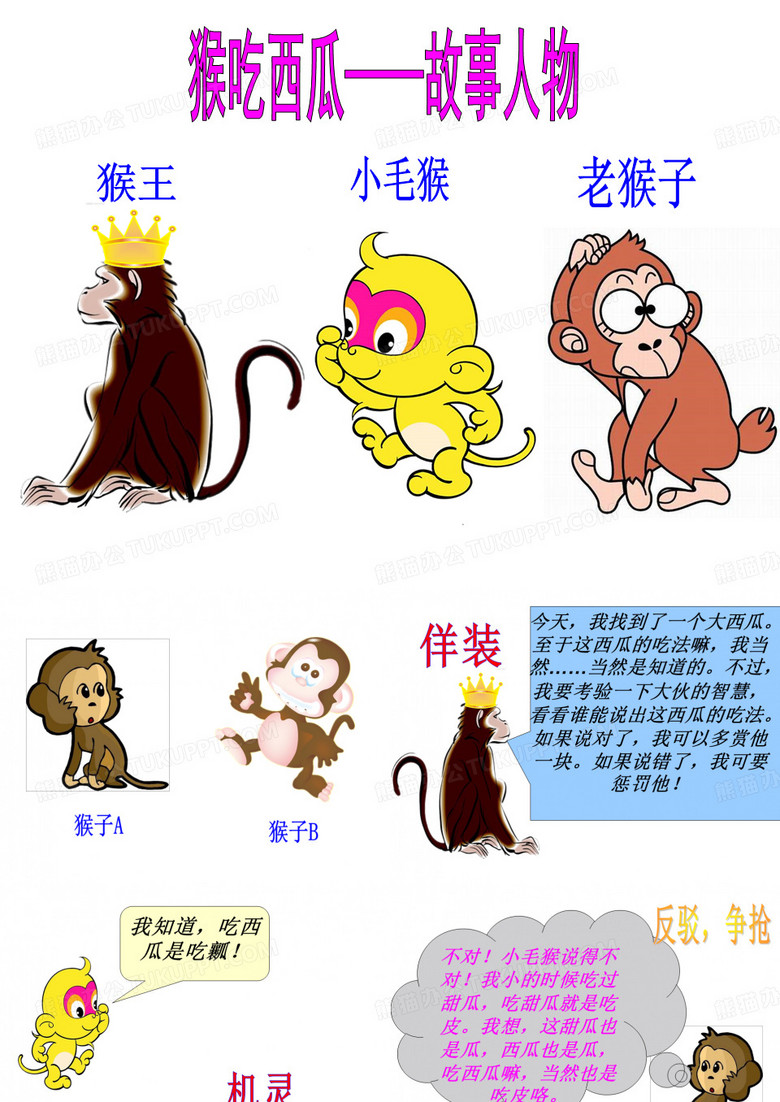 猴吃西瓜