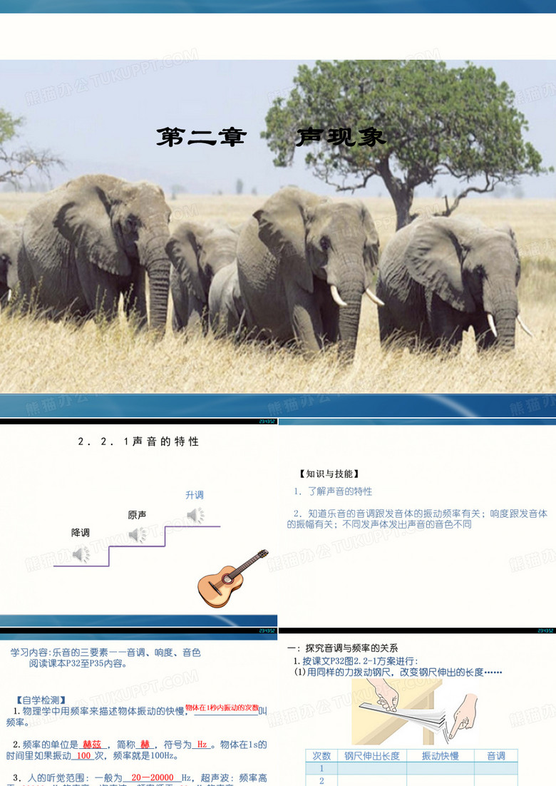 声音的特性