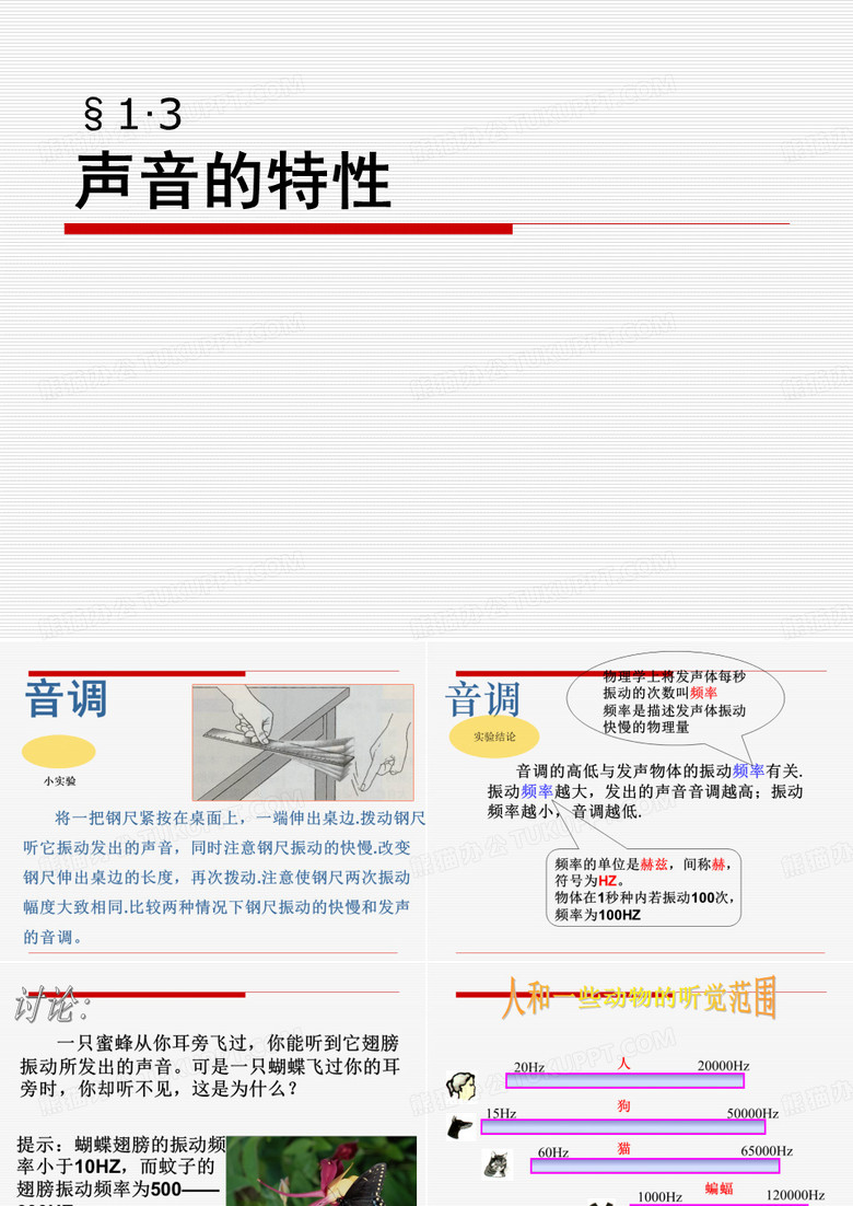 声音的特性