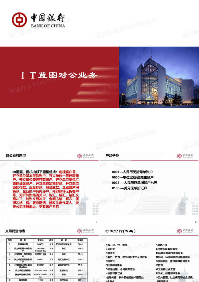 IT蓝图对公业务