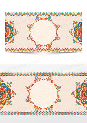 26012民族风边框花纹矢量背景素材674民族风花纹边框背景素材102欧洲
