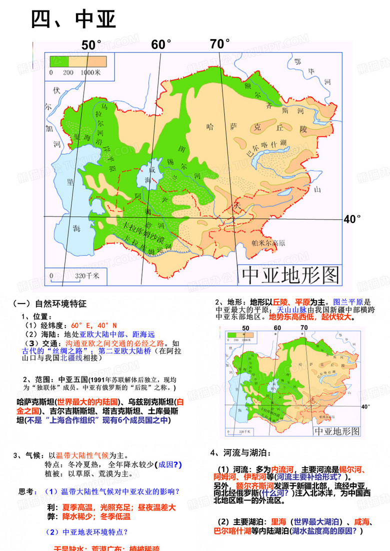 中亚、西亚
