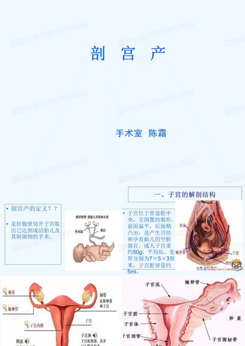 剖宫产 PPT