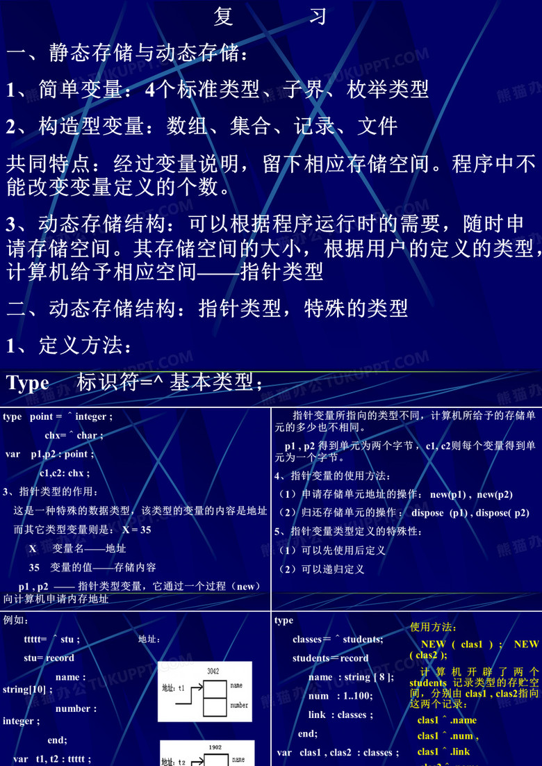 静态存储与动态存储