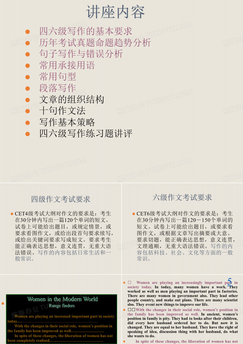 四六级考试作文