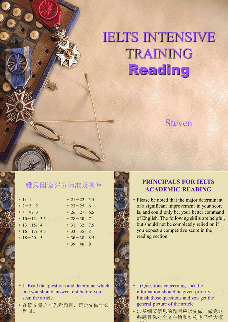 雅思强化阅读