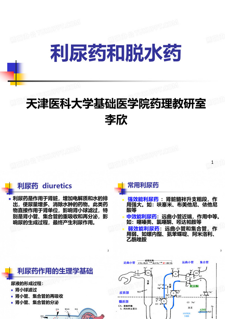 利尿药