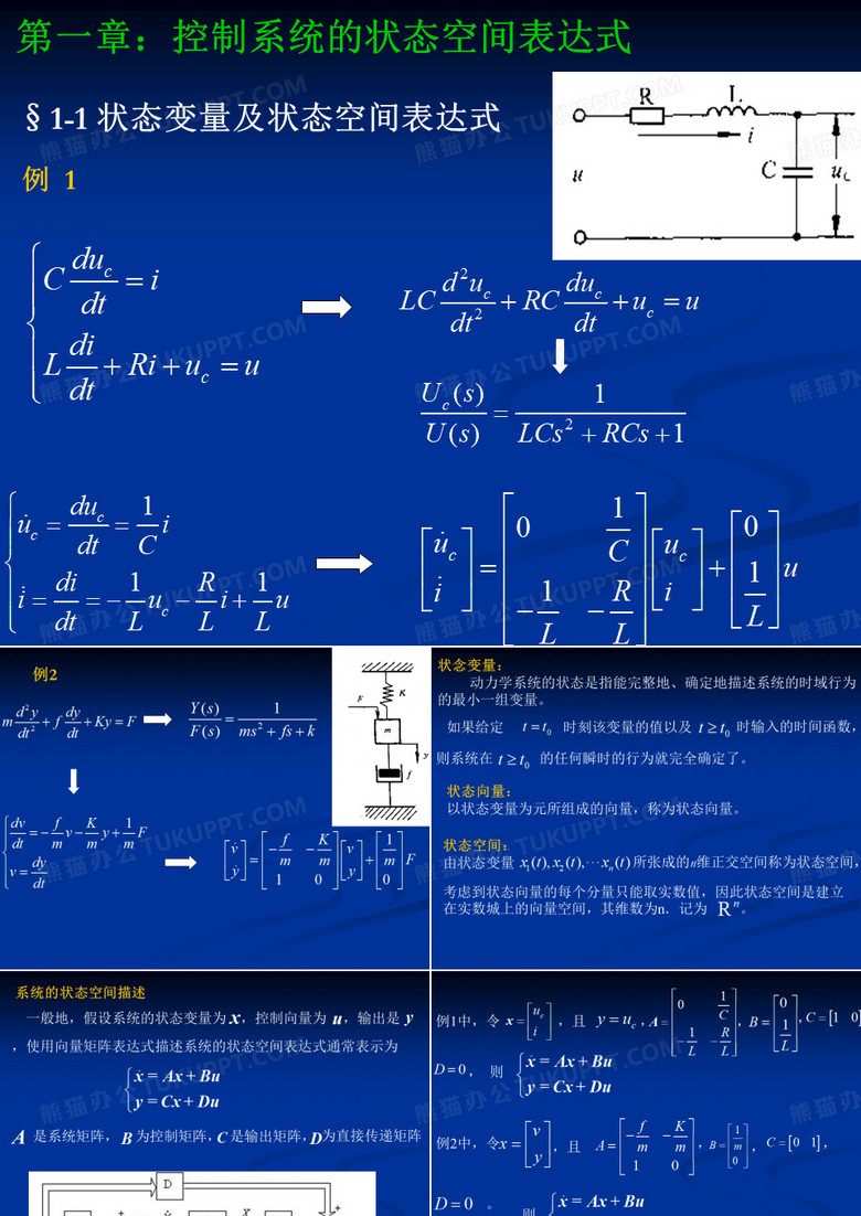 现代控制理论——建模