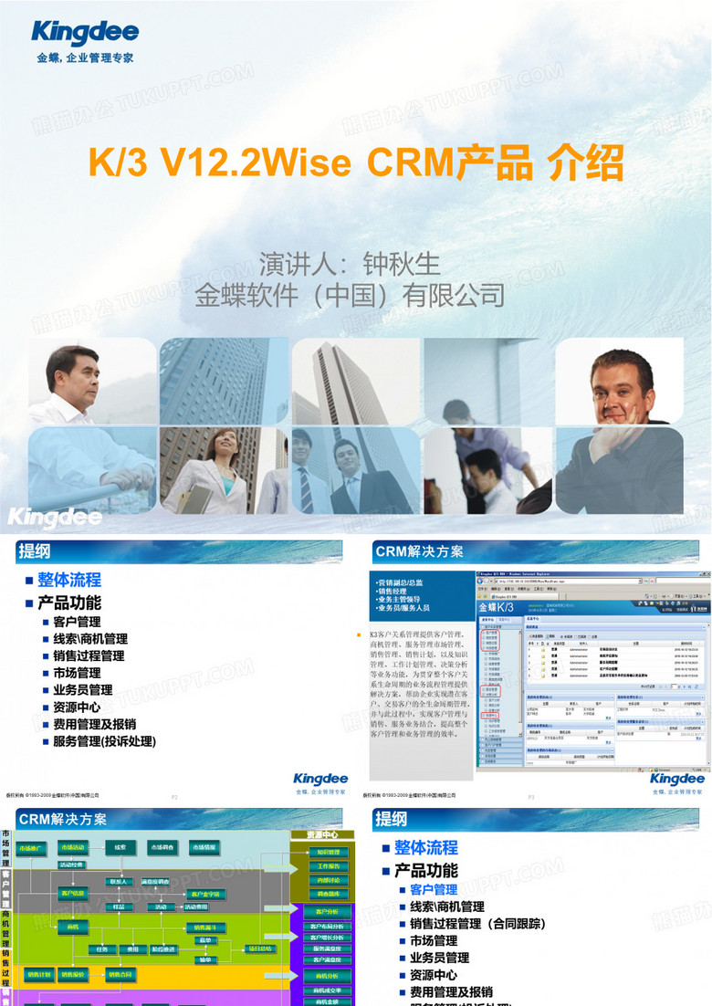 K3CRM解决方案&产品功能介绍