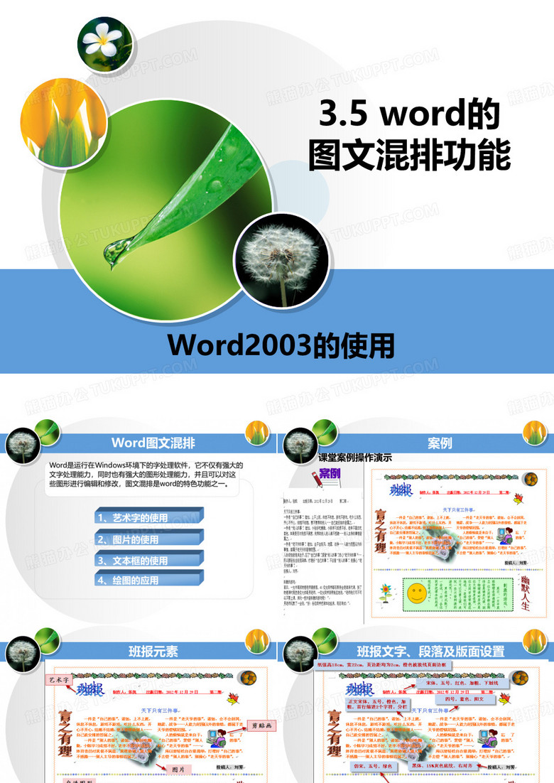 word图文混排