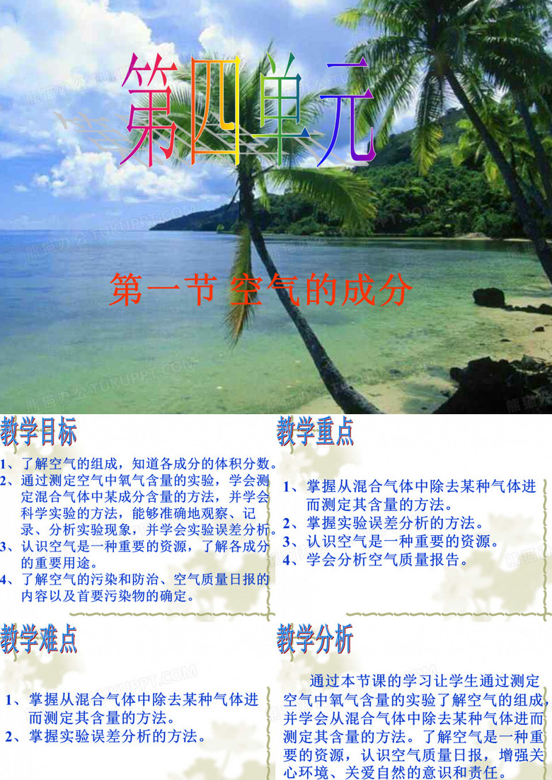 空气的成分