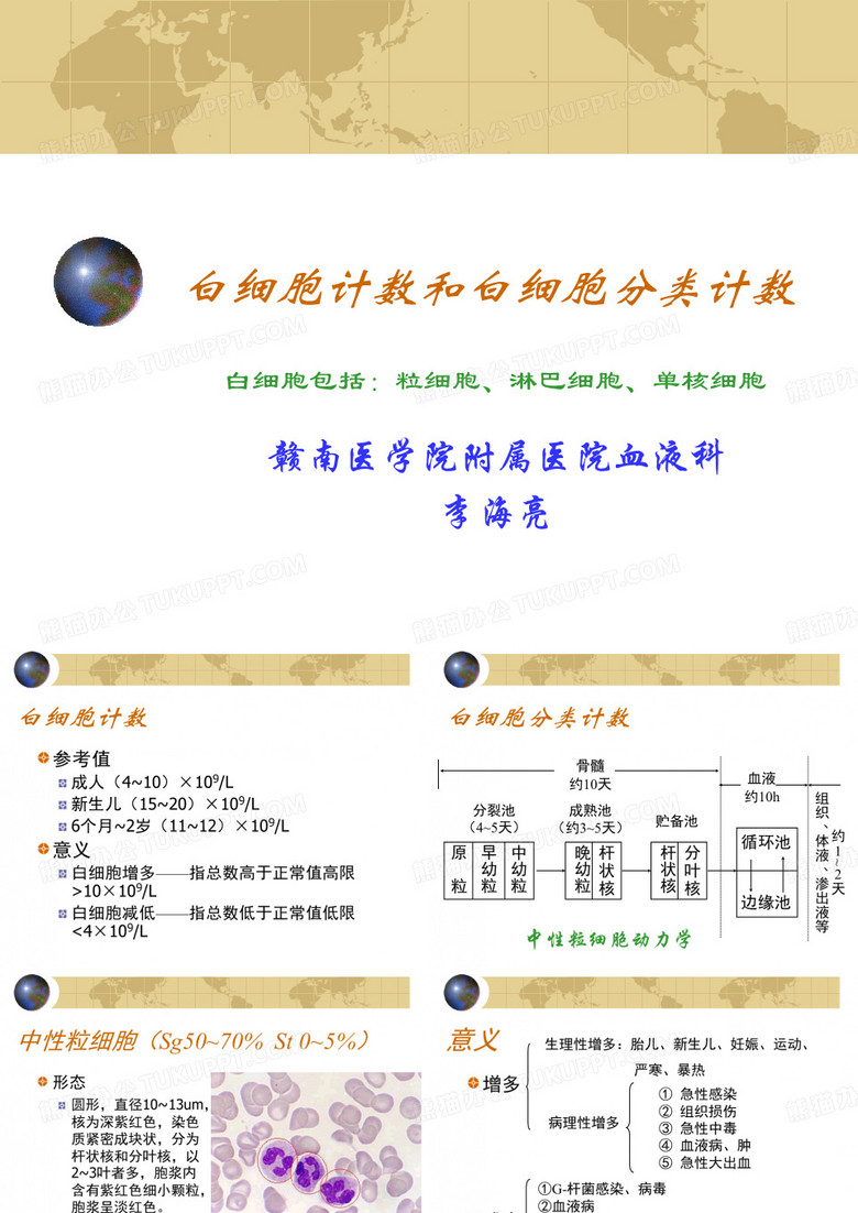 白细胞计数和白细胞分类计数