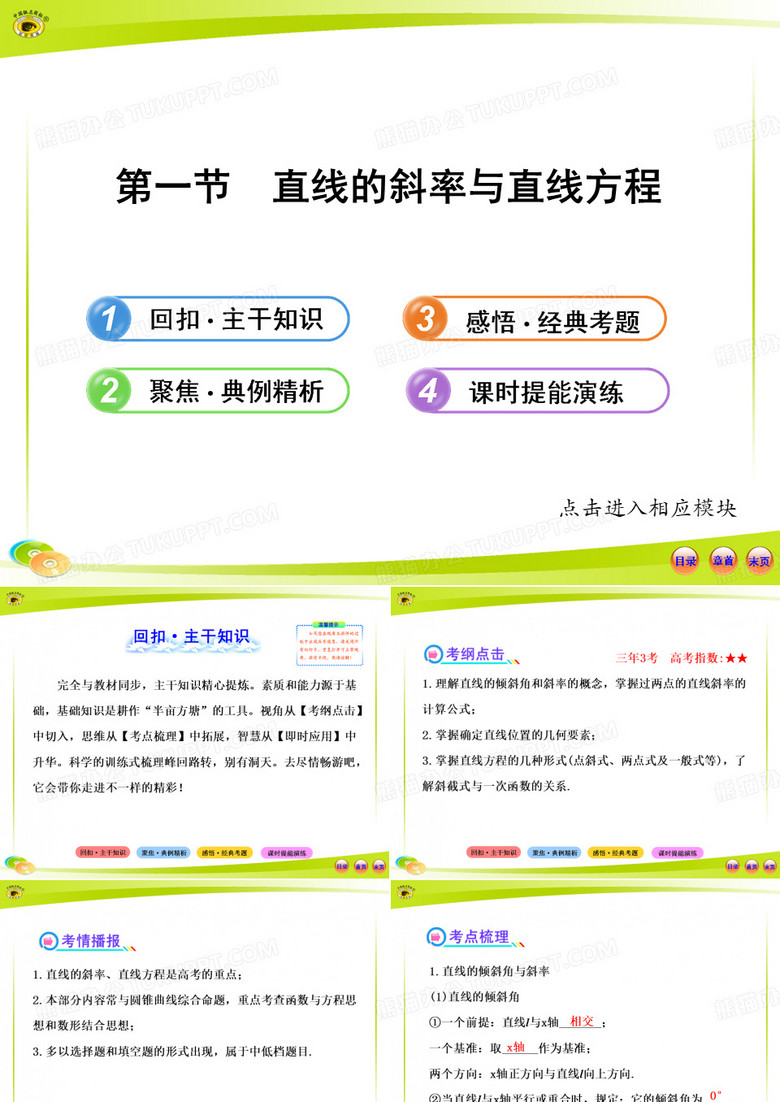 直线的斜率与直线方程