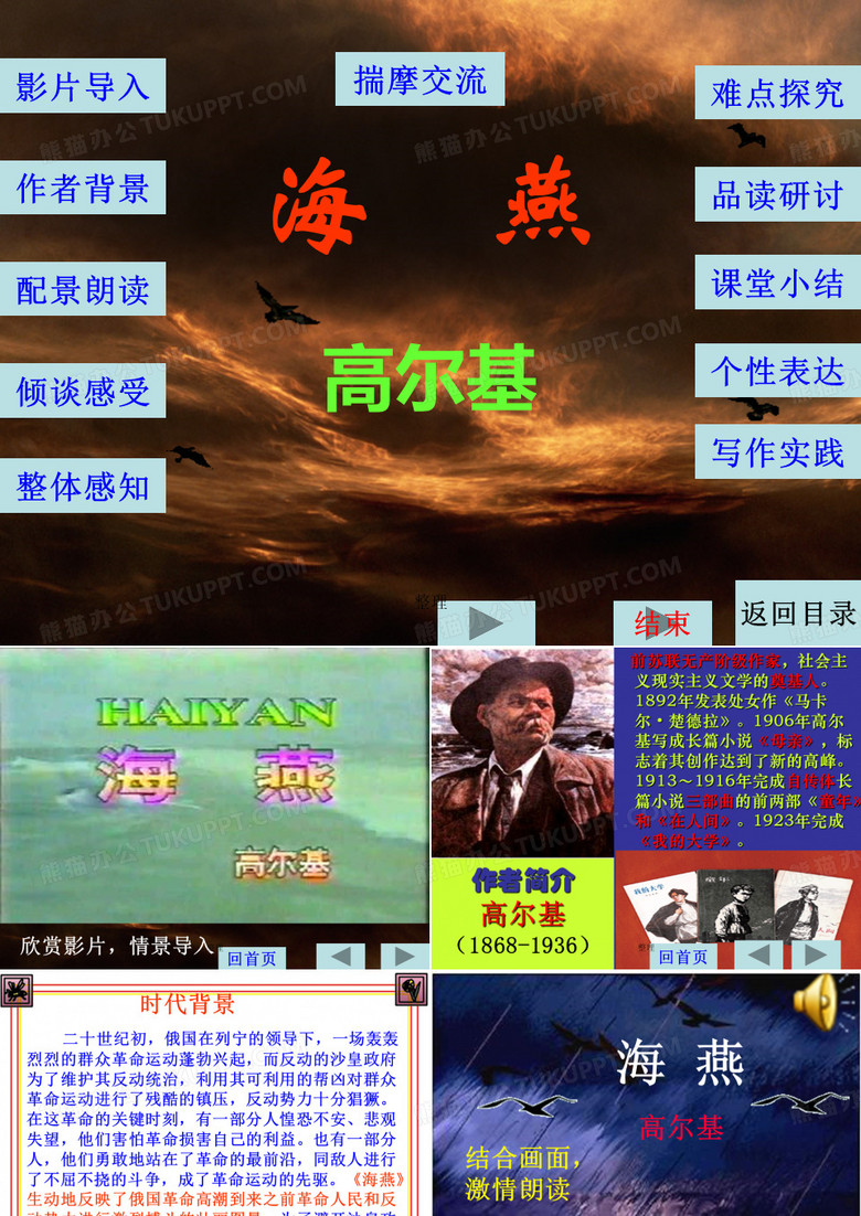 《海燕》优翼原创课件演示版.ppt