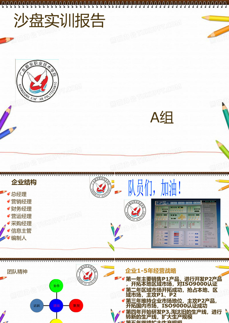 沙盘实训报告