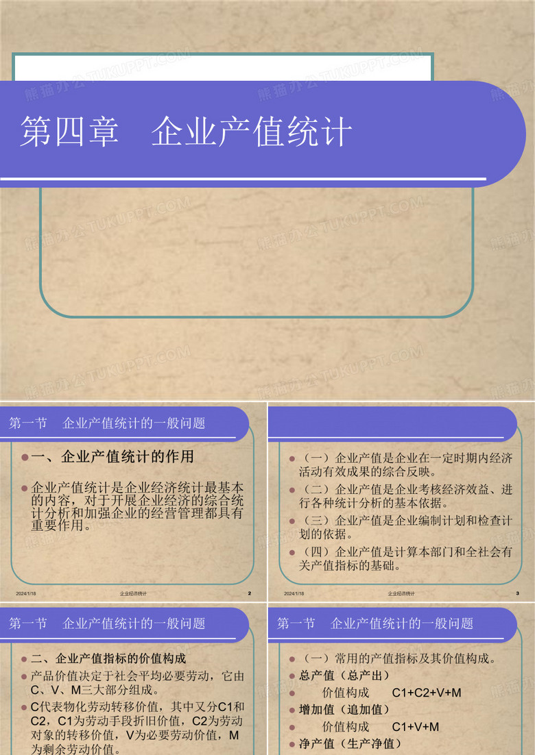 企业产值统计