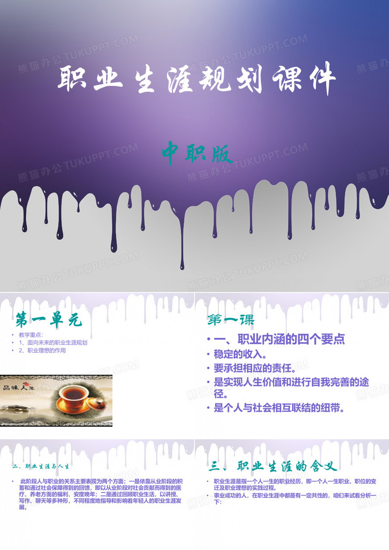 中职生职业生涯规划课件