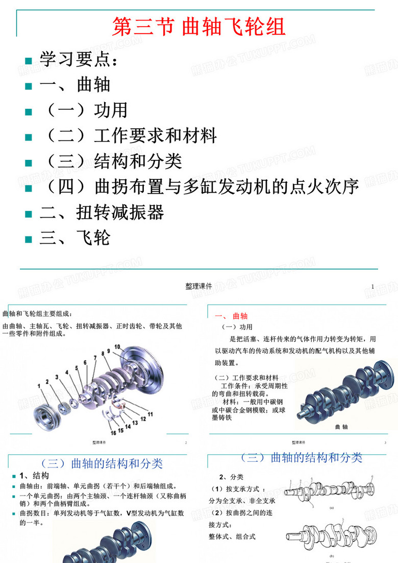 曲轴飞轮组