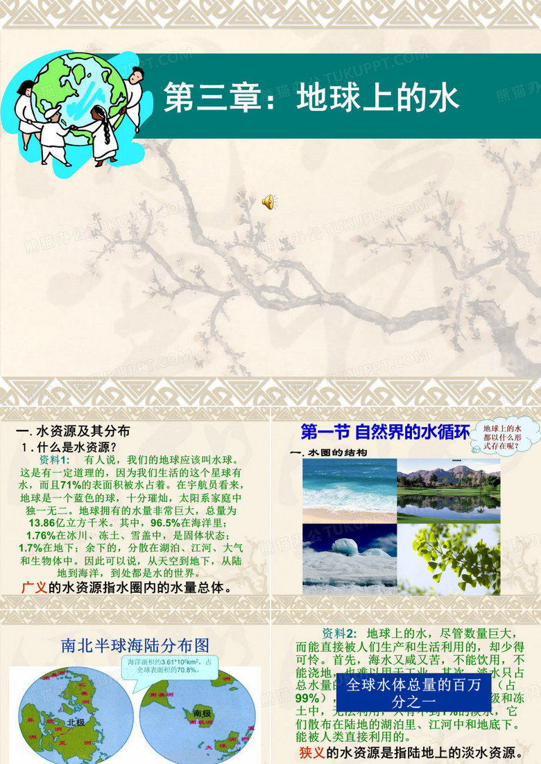 《地球上的水》-ppt