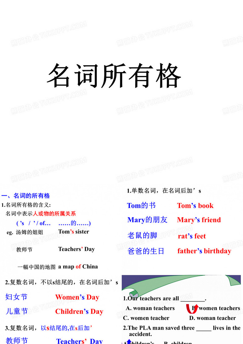名词所有格