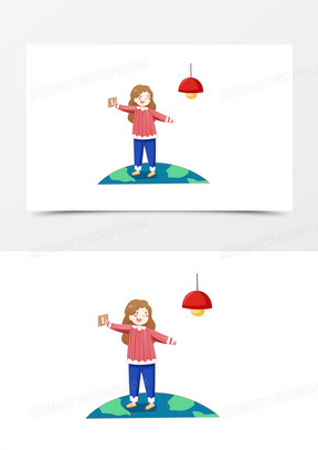 地球一小时之女孩关灯元素