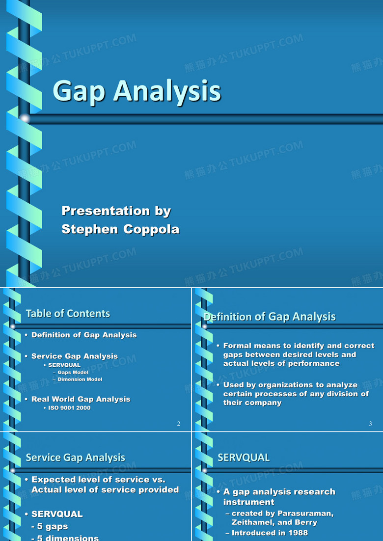 Gap Analysis Slide Presentation