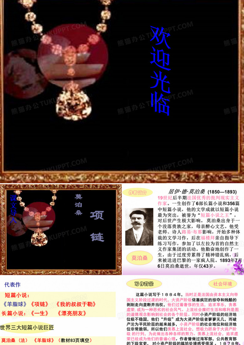 《项链》ppt课件