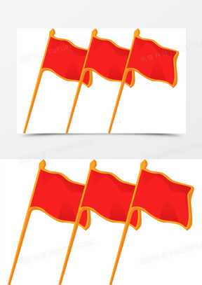 红旗图图片素材