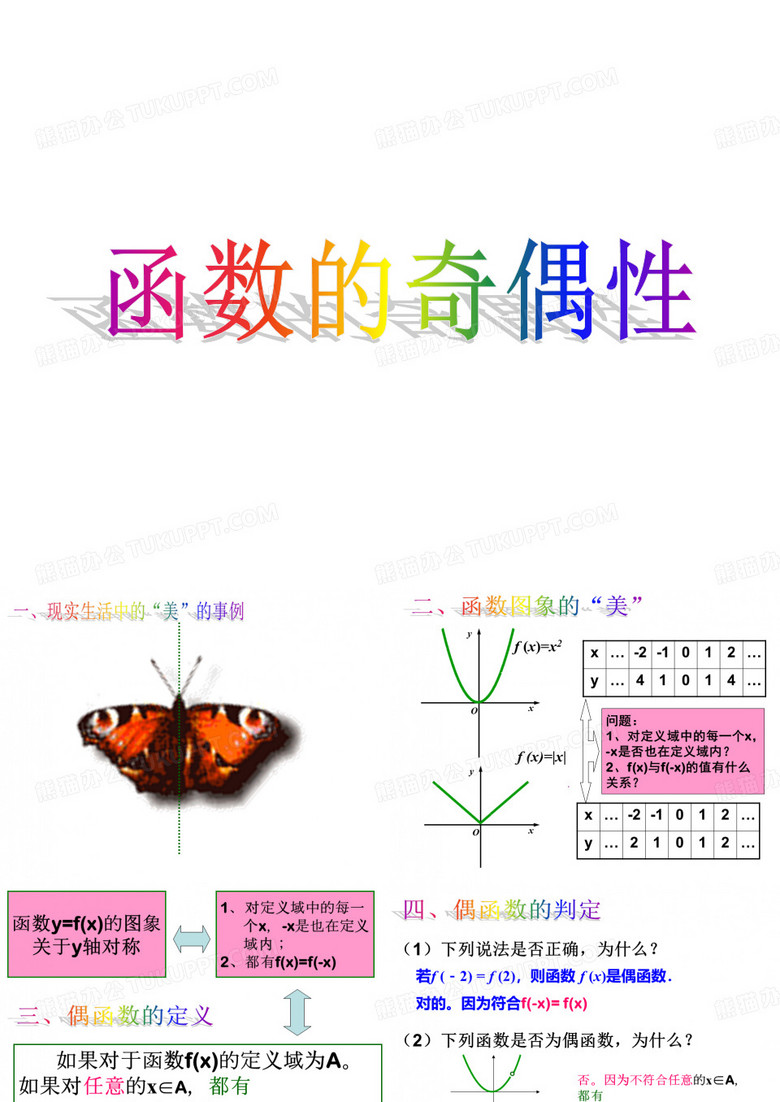 函数奇偶性