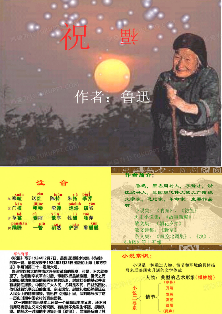 鲁迅《祝福》课件