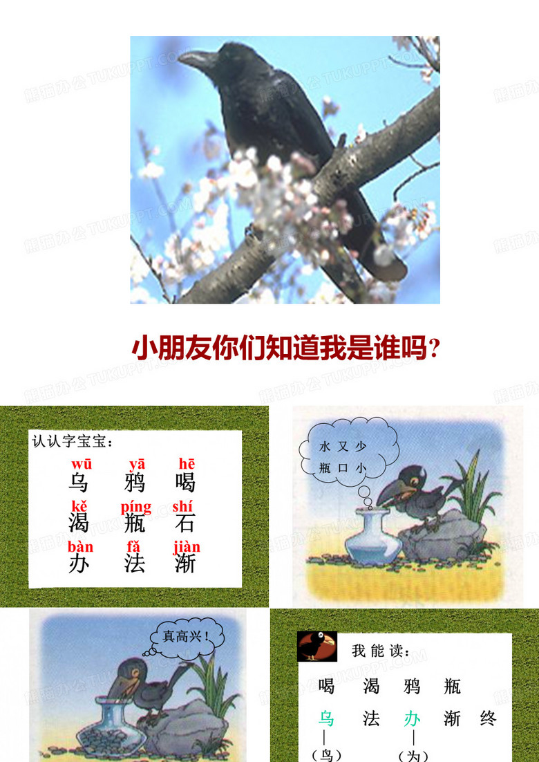 乌鸦喝水