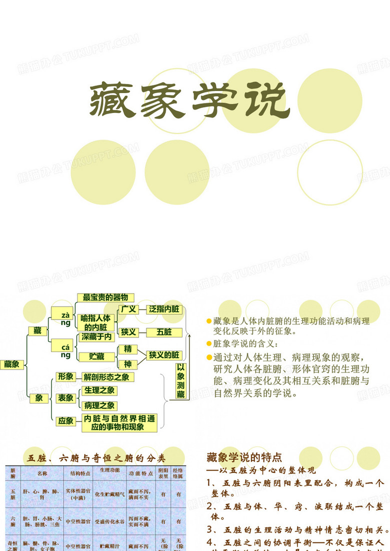 藏象学说