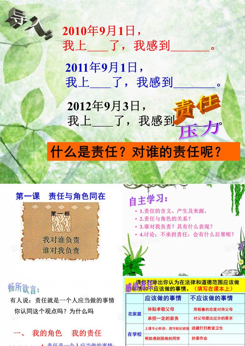 我对谁负责谁对我负责