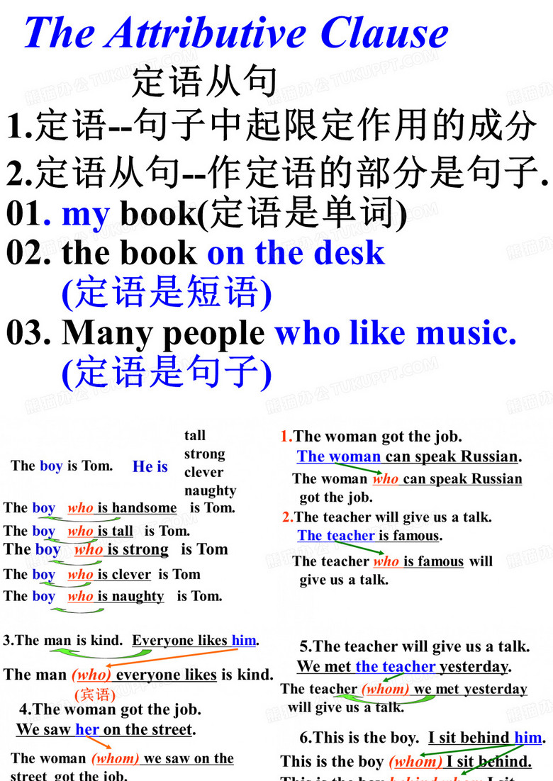 定语从句课件