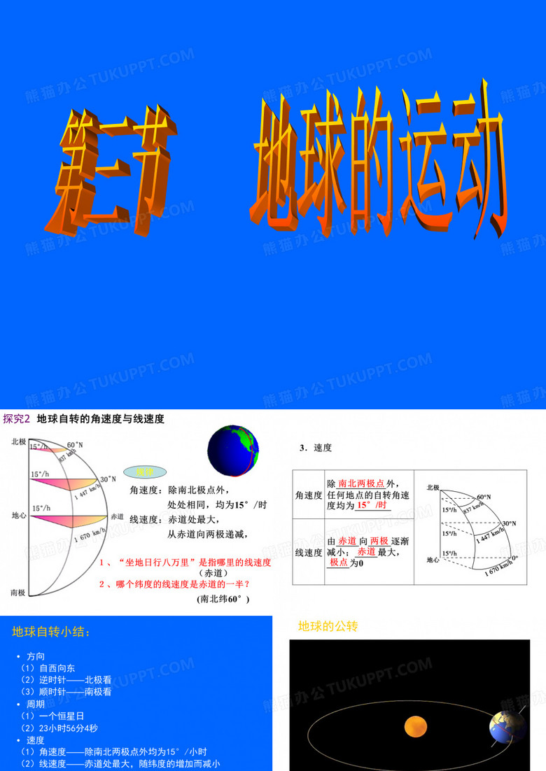 地球的公转