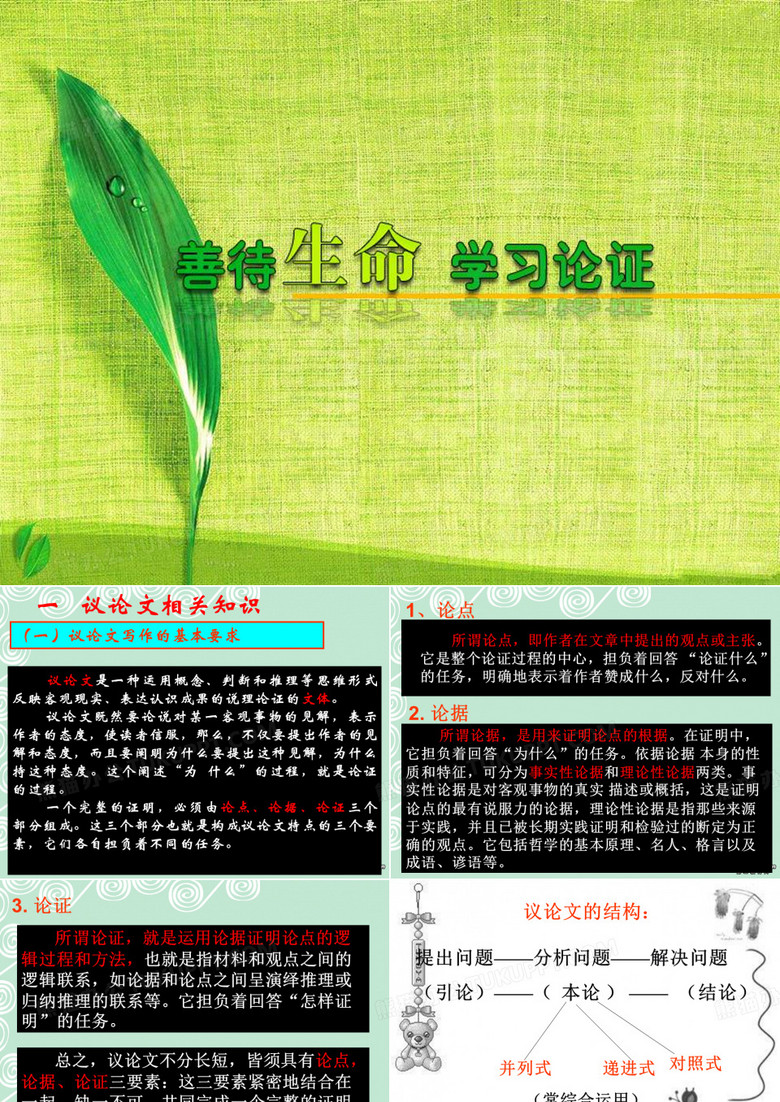 常见的论证方法